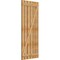 Ekena Millwork Spaced Board-n-Batten Shutters w/Z-Bar, Rough Sawn Western Red Cedar, 34 3/4W x 82H, PR RBS06Z35X082RWR - alternate 5